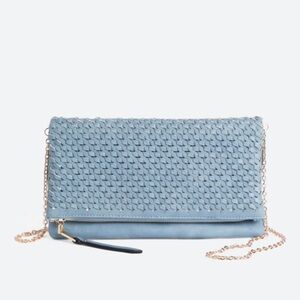 Urban Expressions Neela Woven Flap Clutch